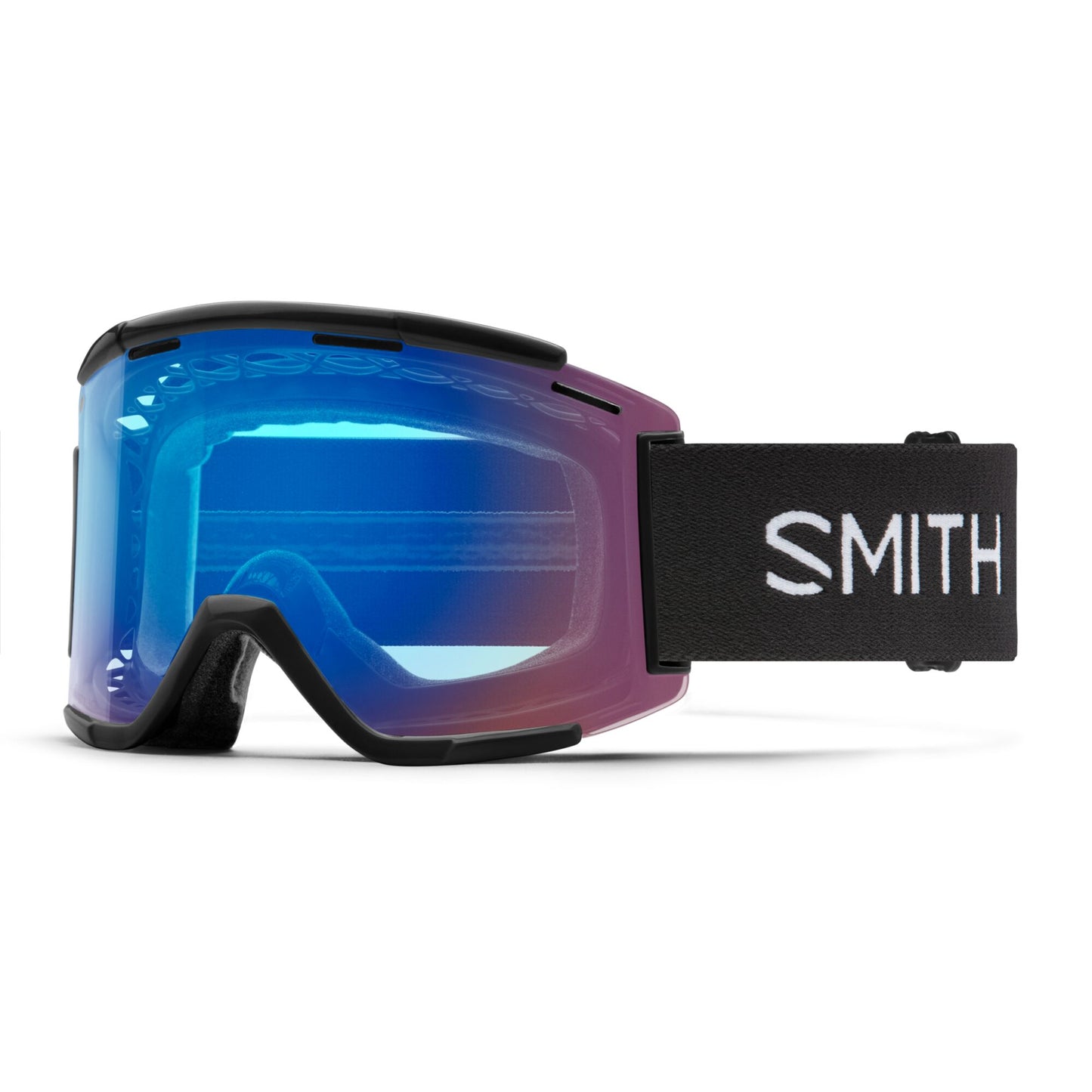 Smith Squad XL MTB Goggles - One Size Fits Most - Black - ChromaPop Contrast Rose Flash Lens