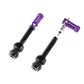 Granite Design Juicy Nipple Valve Cap and Valve Pair - 44mm - Purple