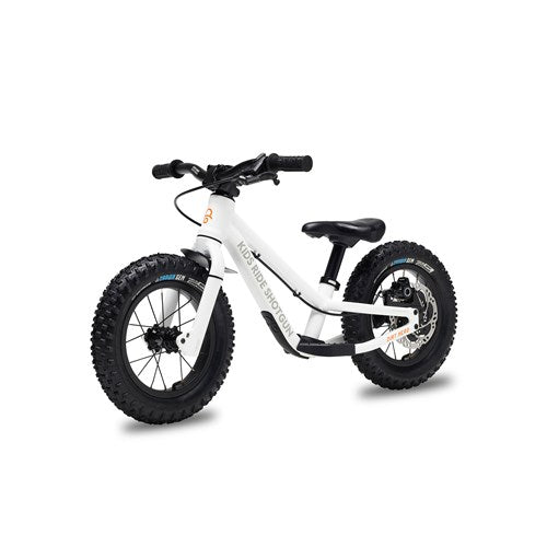 Shotgun Dirt Hero Balance Bike - White - 12 Inch - Brake