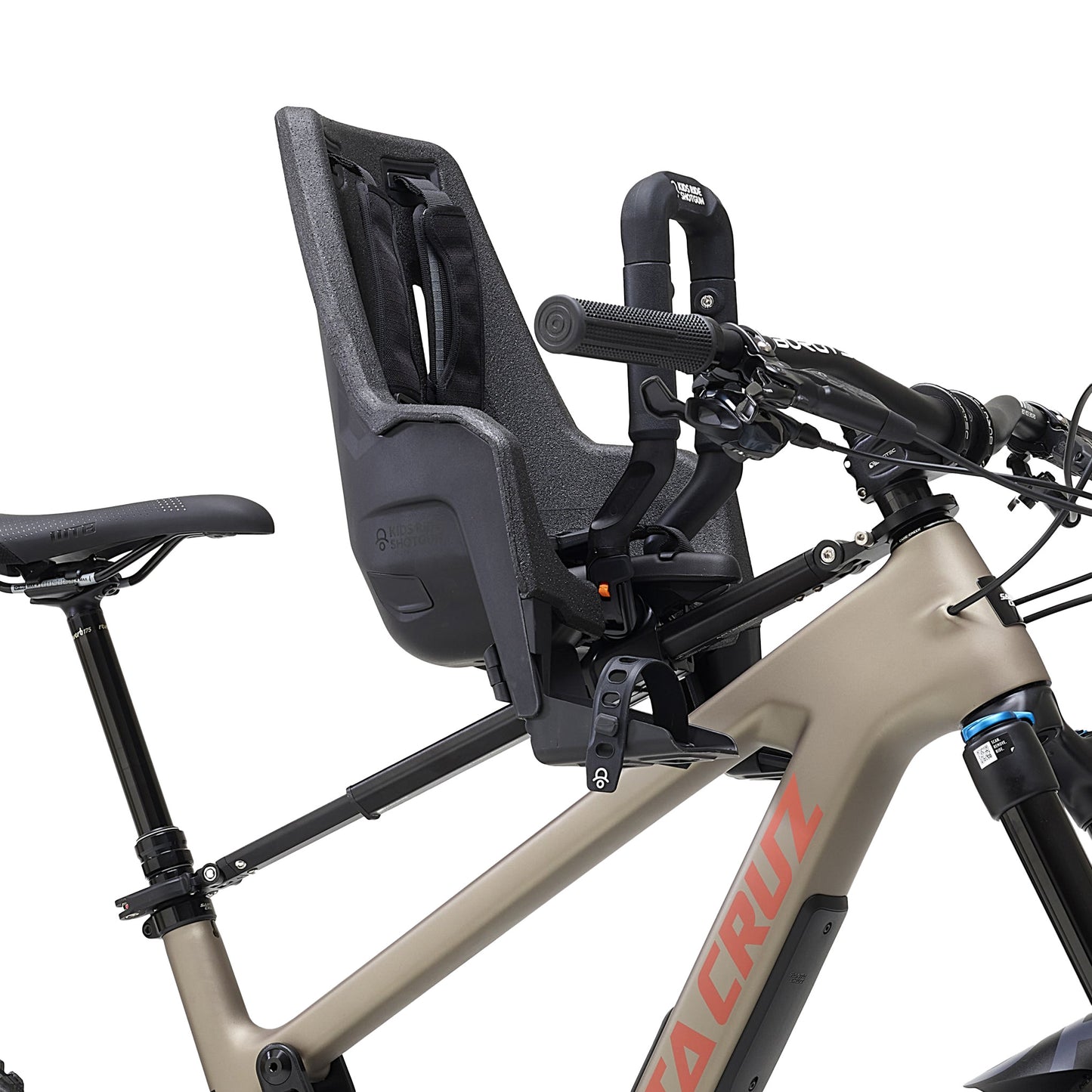 Kids Ride Shotgun Pro Evo Seat - Suit 1 1-8 Inch - Black