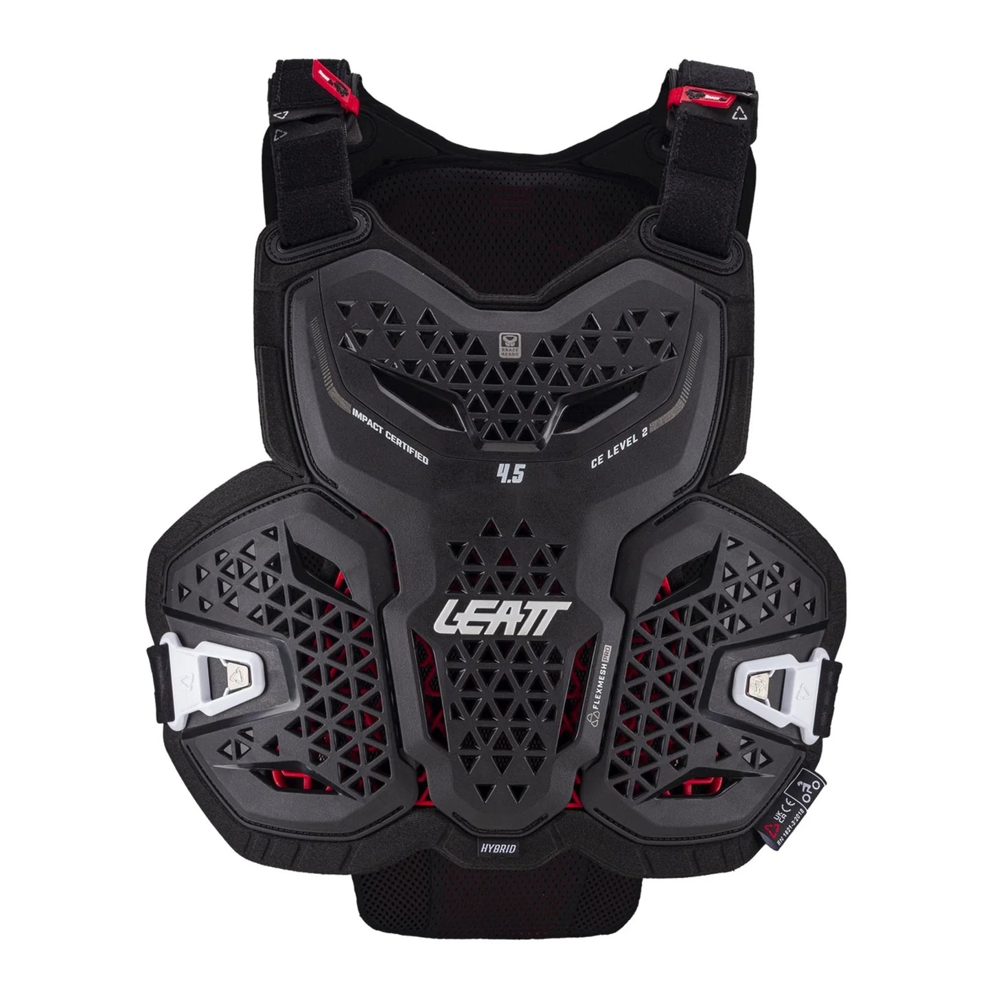 Leatt 4.5 Hybrid Chest Protector - L/XL - Black