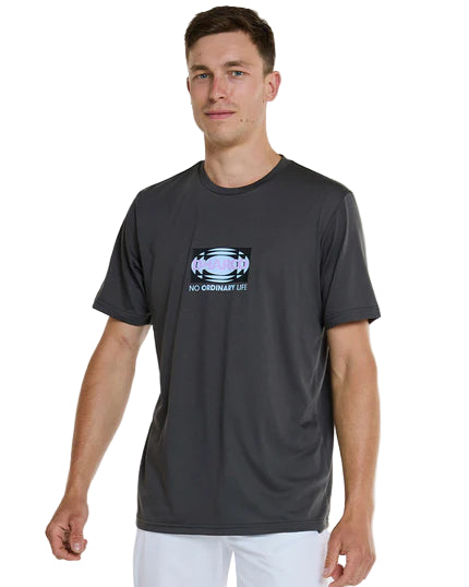 DHaRCO Men's Short Sleeve Tech Tee - S - Charcoal