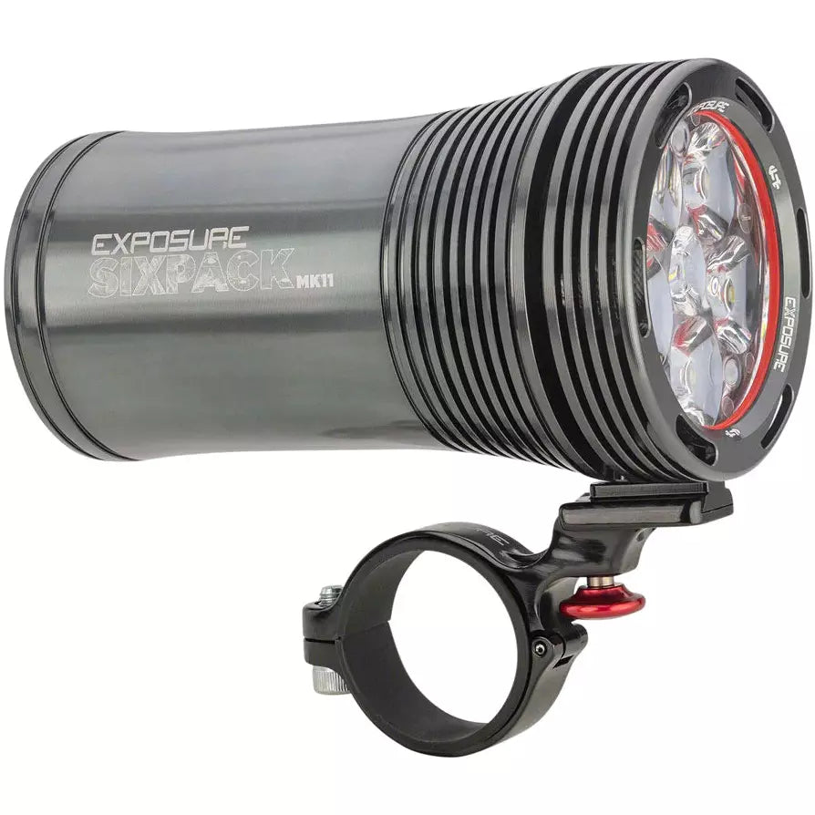 Exposure Six Pack Mk11 5000 Lumen Front Light - Gun Metal Black