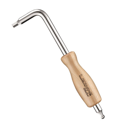 Lezyne Hex Rod Allen Key - Wood - Chrome