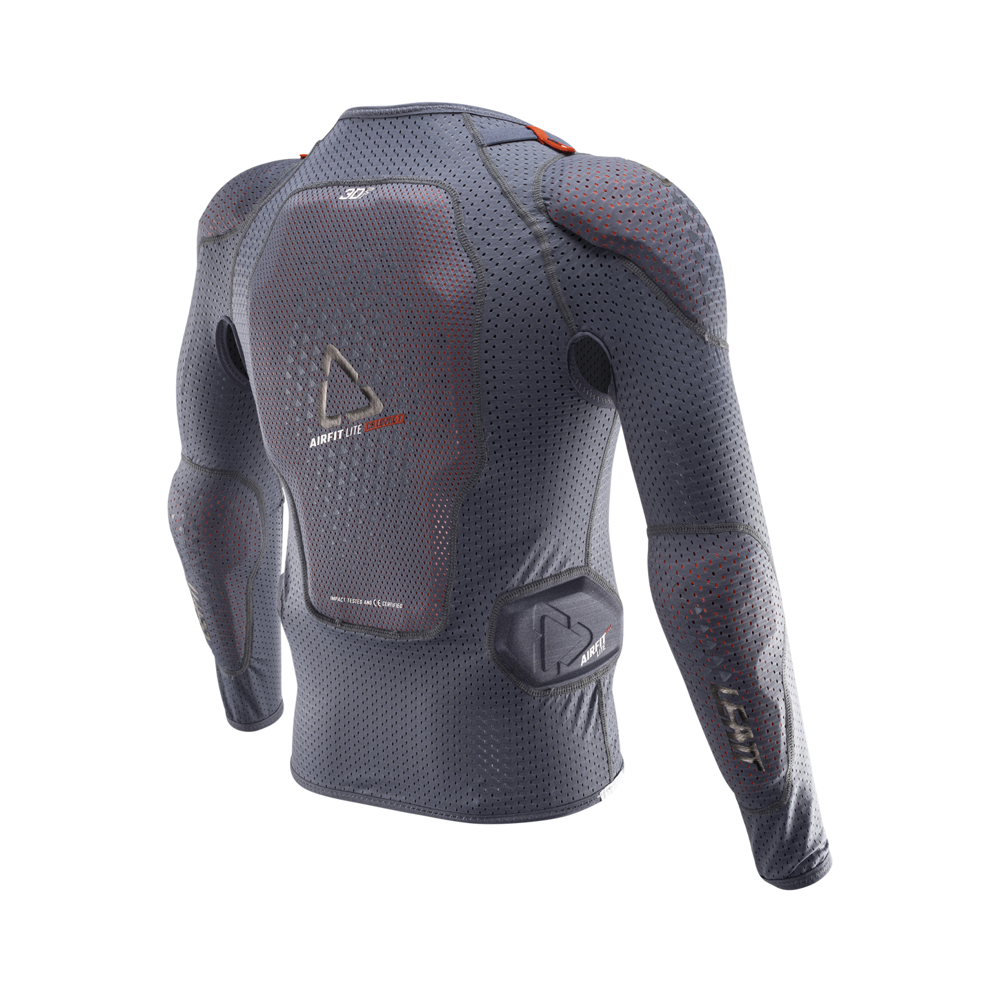 Leatt 3DF AirFit Evo Lite Jr Body Protector - Youth L-XL - Grey