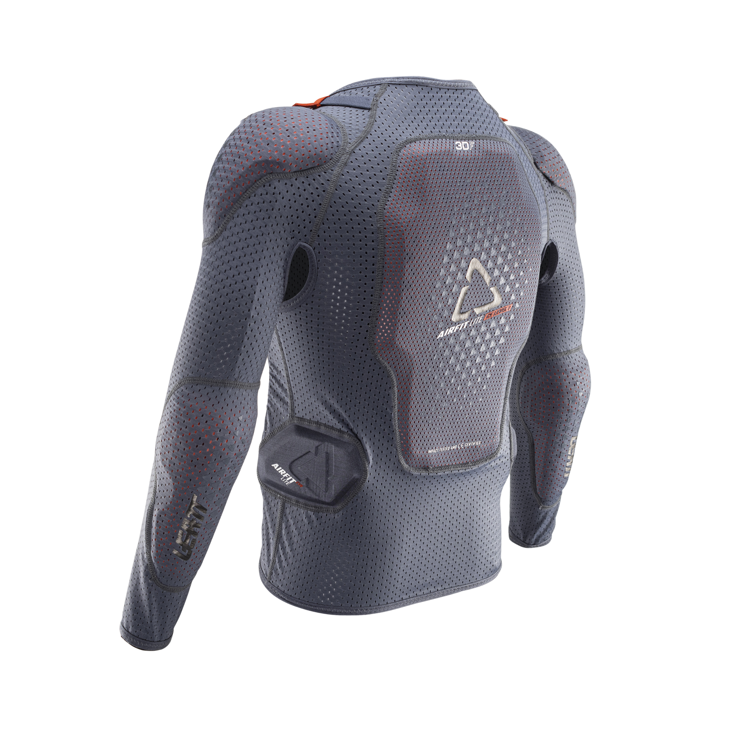 Leatt 3DF AirFit Evo Lite Jr Body Protector - Youth L-XL - Grey