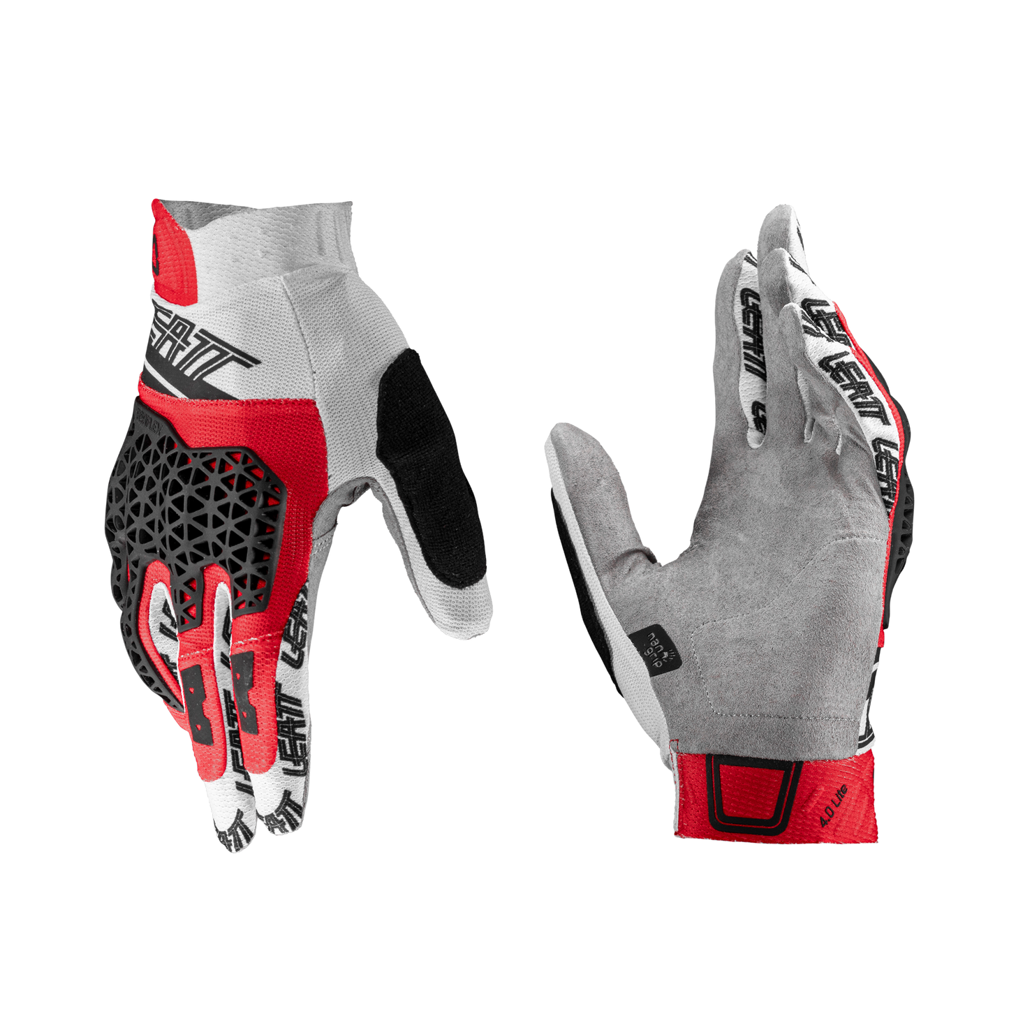 Leatt MTB 4.0 Lite Gloves - S - Grey Red