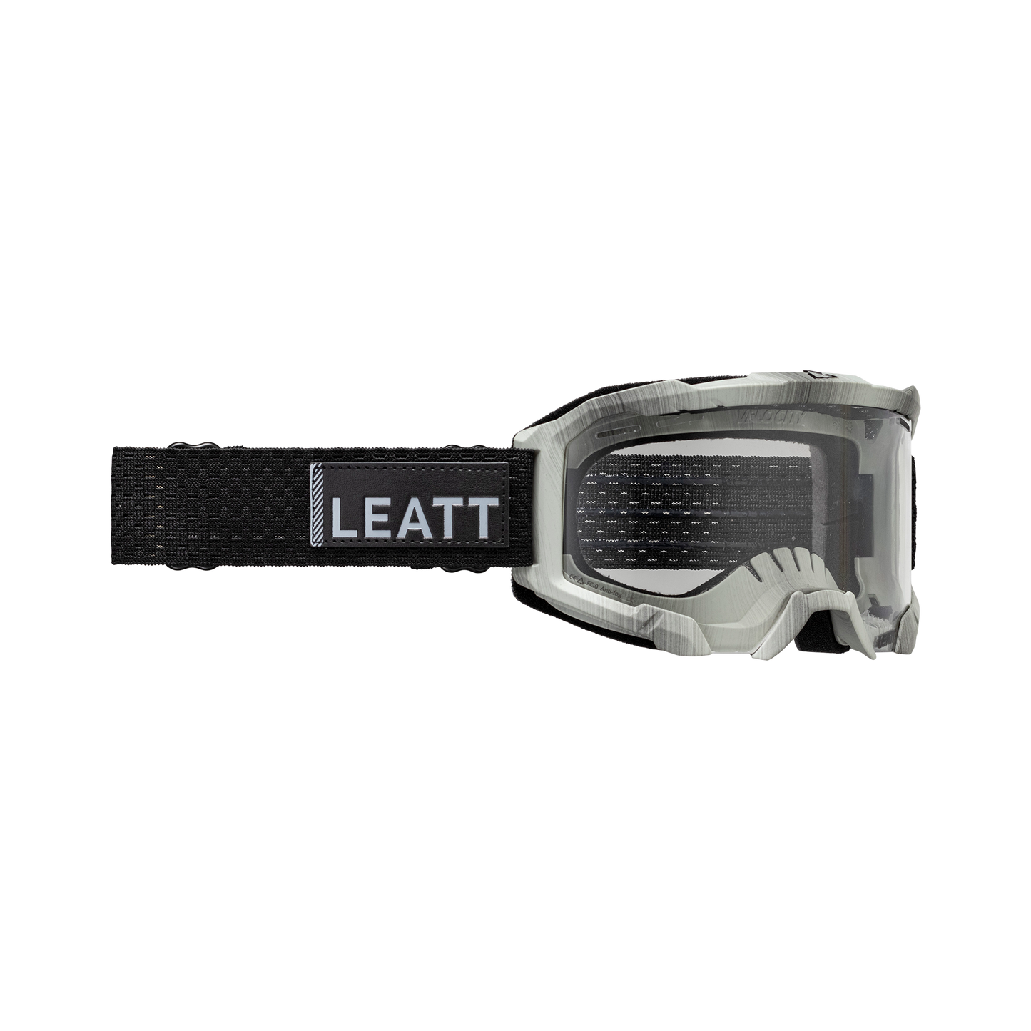 Leatt Velocity 4.0 MTB Goggles - One Size Fits Most -  Brushed - - Antifog Clear 83 Lens