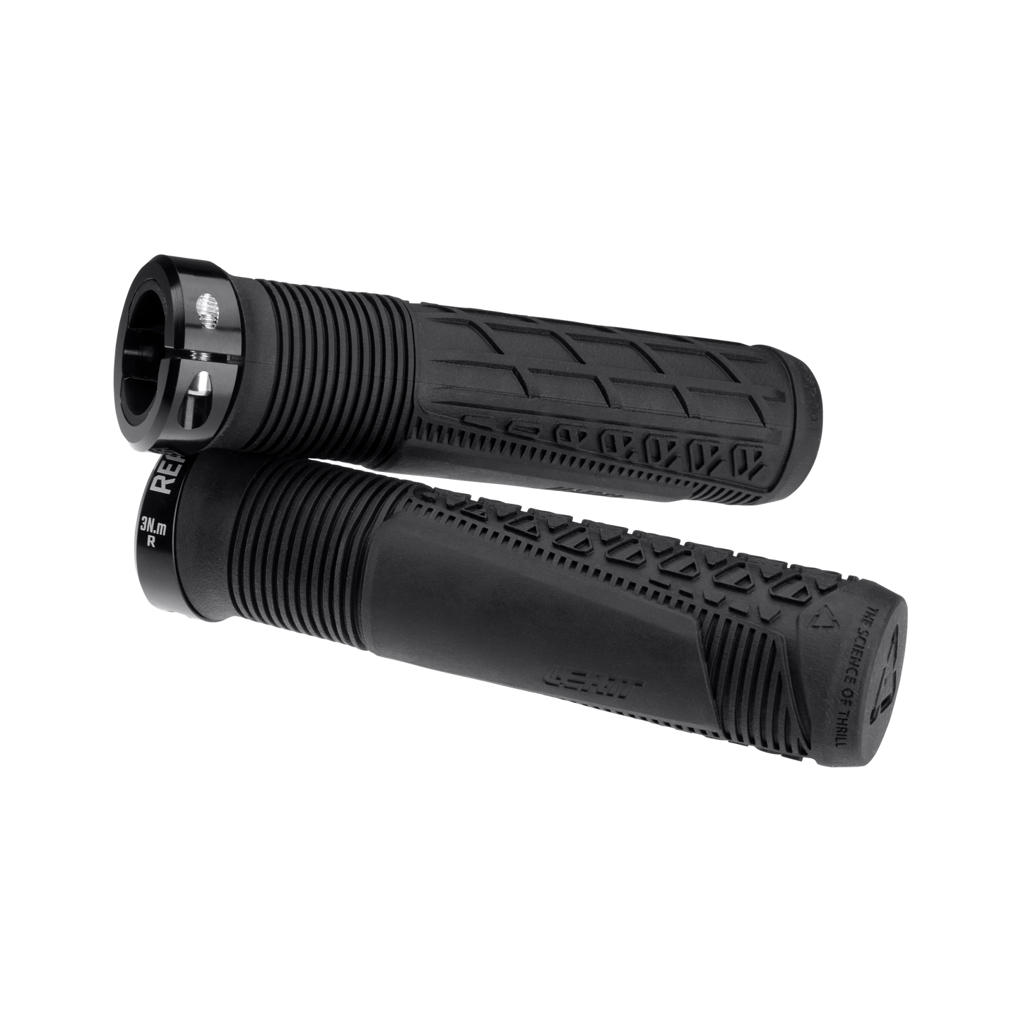 Leatt ReaFlex 6.0 Grips - Black - Single Lock On Grips - Ø30mm
