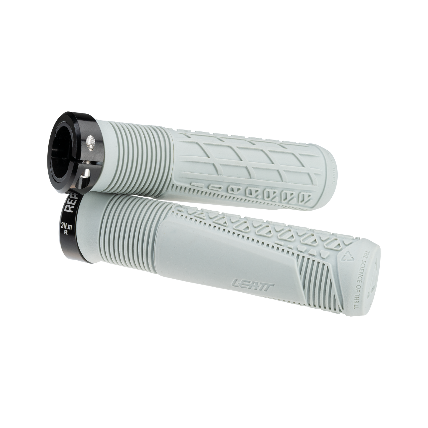 Leatt ReaFlex 6.0 Grips - Granite - Single Lock On Grips - 31mm - Regular