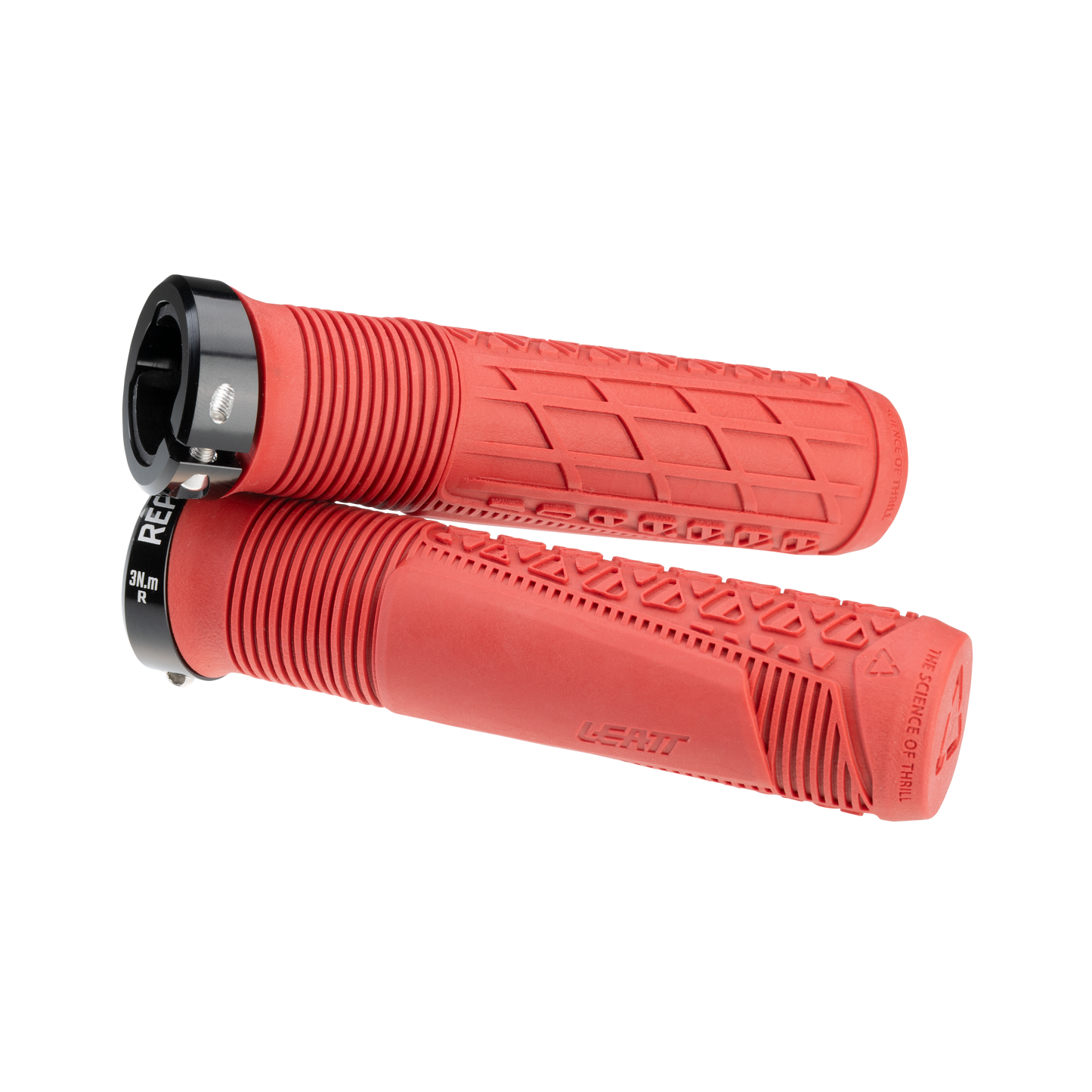Leatt ReaFlex 6.0 Grips - Lava - Single Lock On Grips - 31mm - Regular