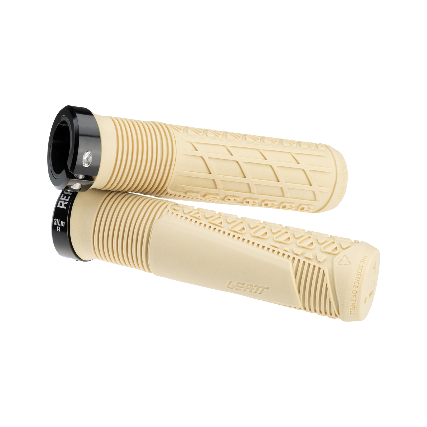 Leatt ReaFlex 6.0 Grips - Peanut - Single Lock On Grips - 31mm - Regular