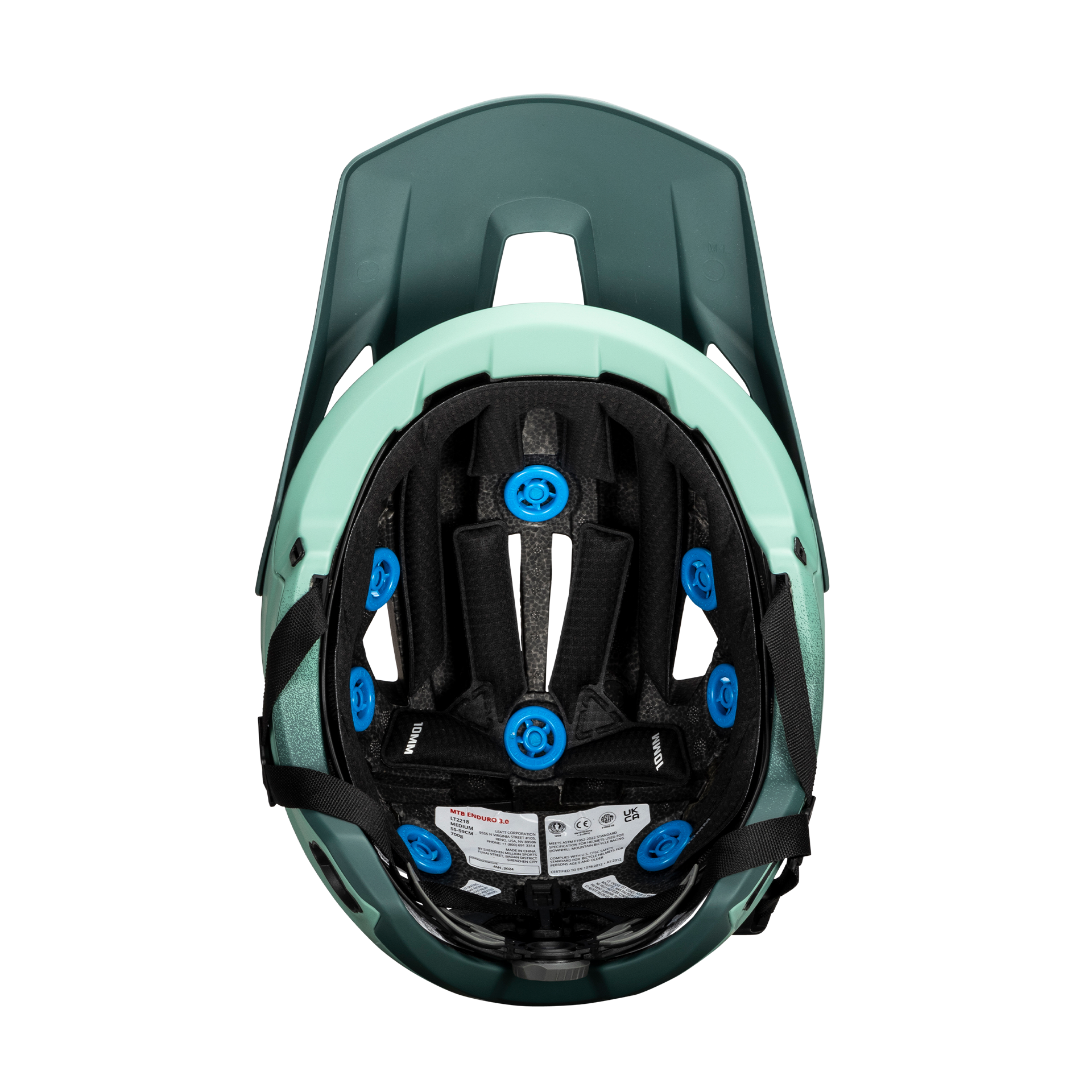 Leatt MTB Enduro Helmet S Pistachio MTB Direct