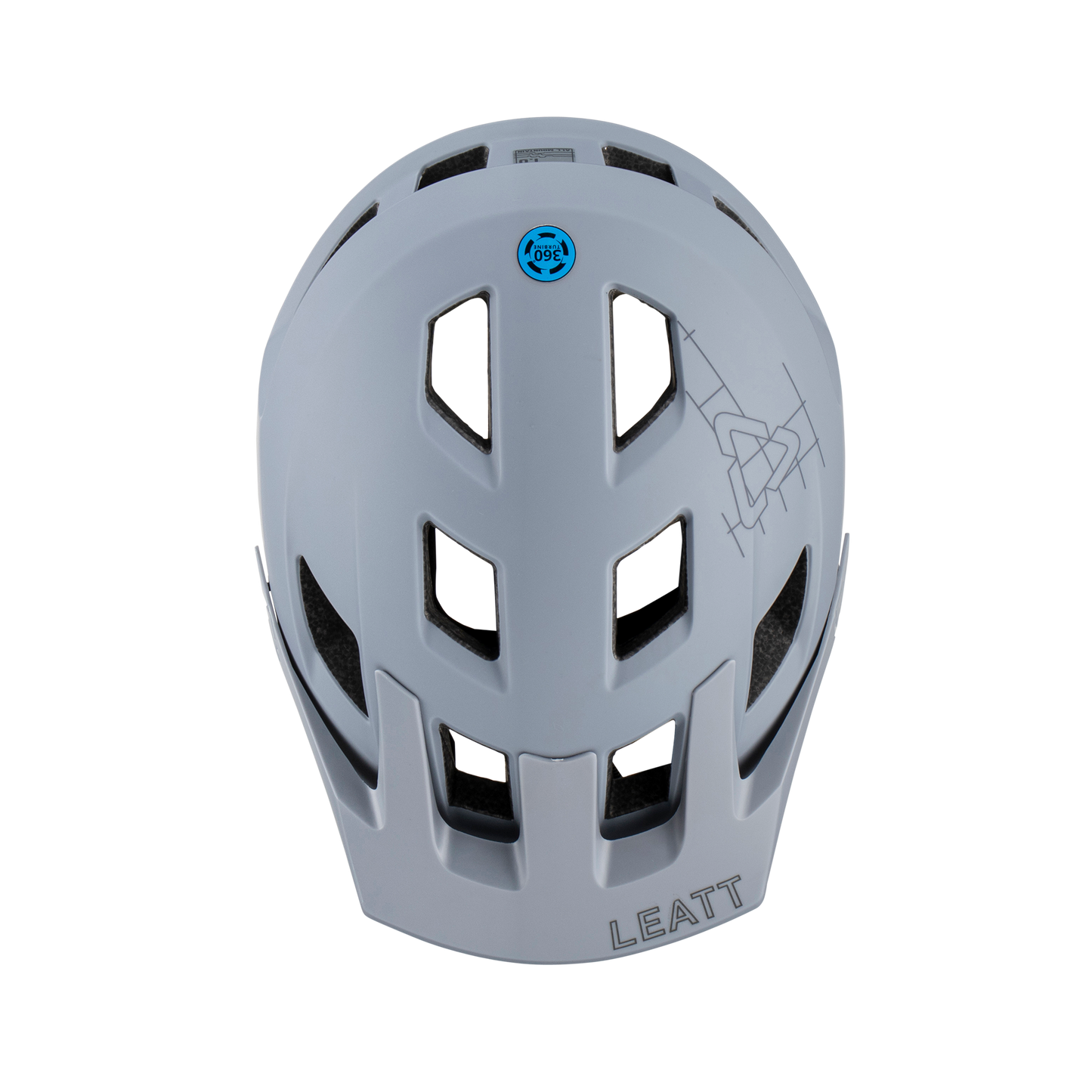 Leatt MTB All Mountain 1.0 Helmet - S - Titanium