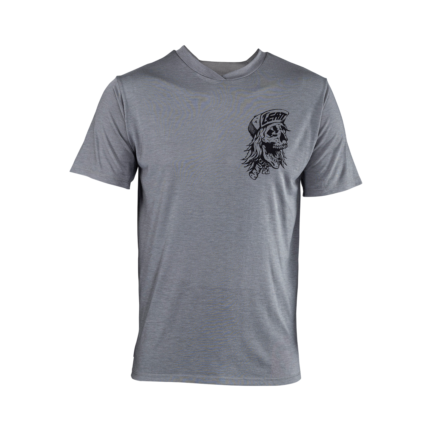 Leatt MTB Gravity 1.0 Short Sleeve Jersey - S - Granite