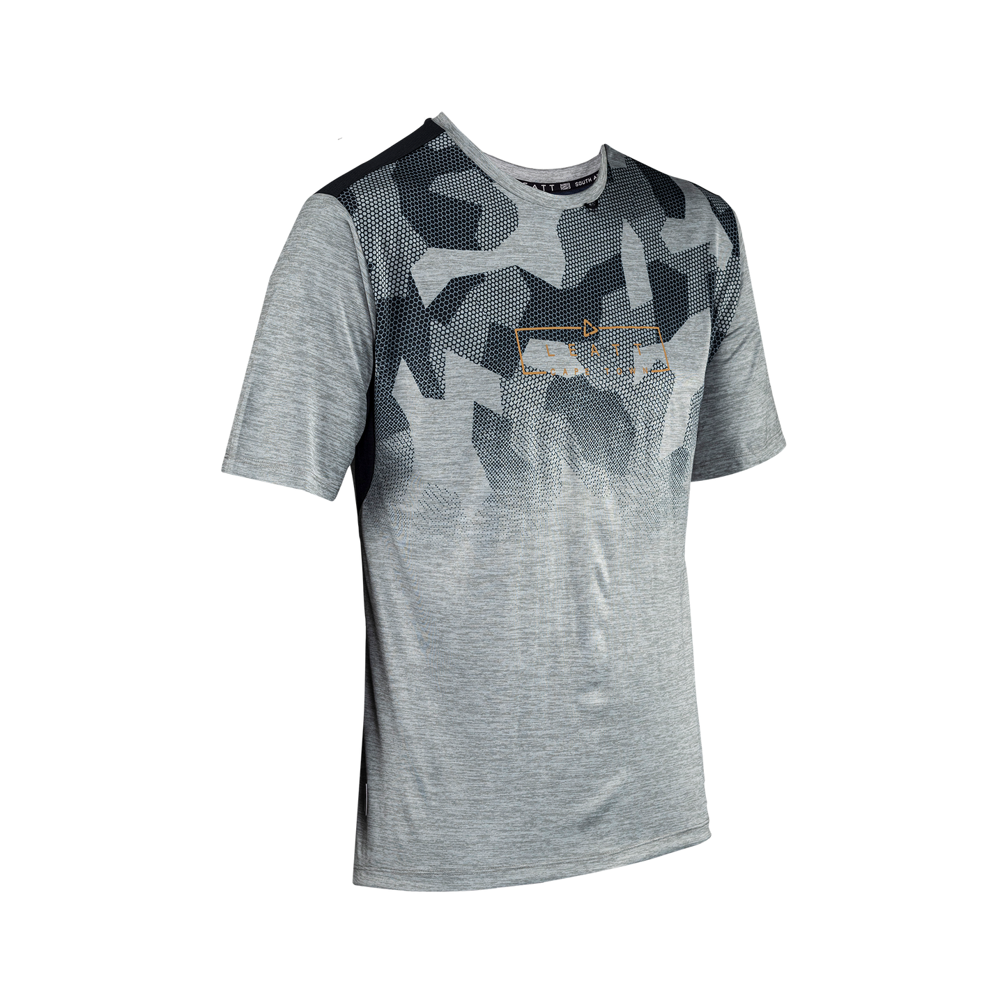 Leatt MTB Trail 1.0 Short Sleeve Jersey - M - Granite
