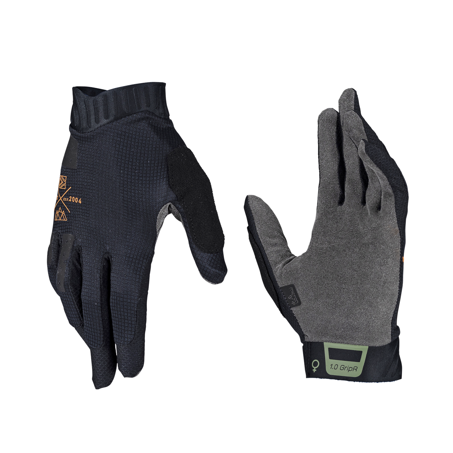 Leatt MTB 1.0 GripR Women's Gloves - Women's L - Stealth