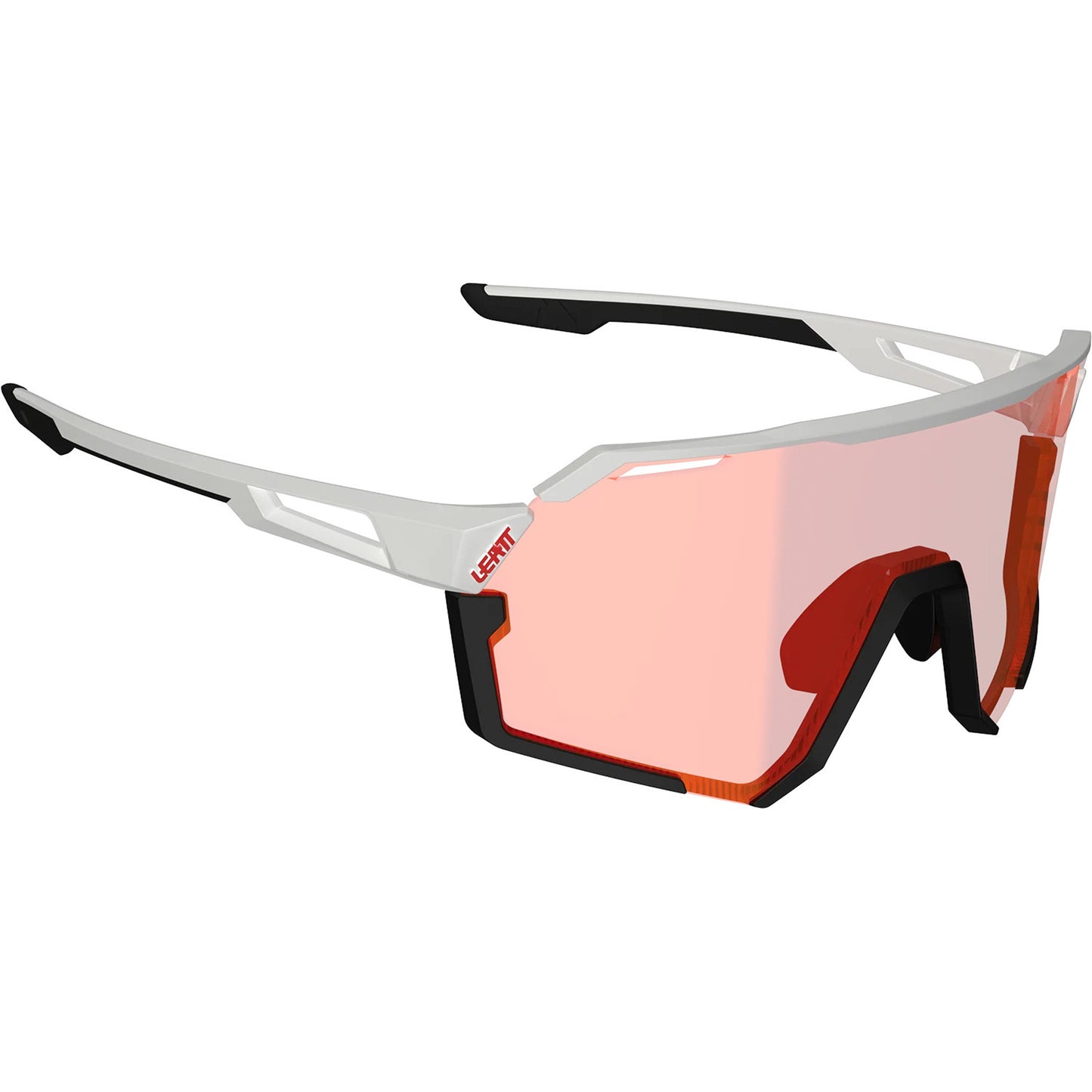 Leatt RideViz Pro Sunglasses - Regular - Black White Iriz Crystal Red 13 Vlt