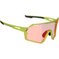 Leatt RideViz Pro Sunglasses - Regular - Neon Yellow Iriz Silver 13 Vlt
