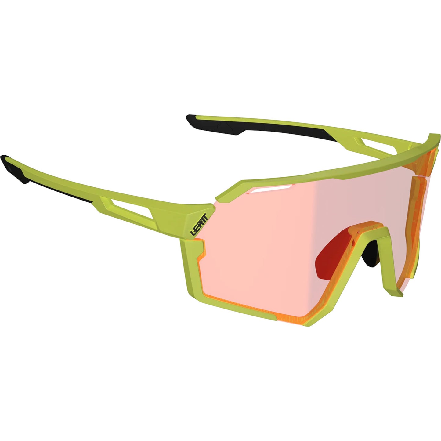 Leatt RideViz Pro Sunglasses - Regular - Neon Yellow Iriz Silver 13 Vlt