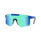 Pit Viper Original Sunglasses - The Leonardo - Blue - Mirror Polarized Lens