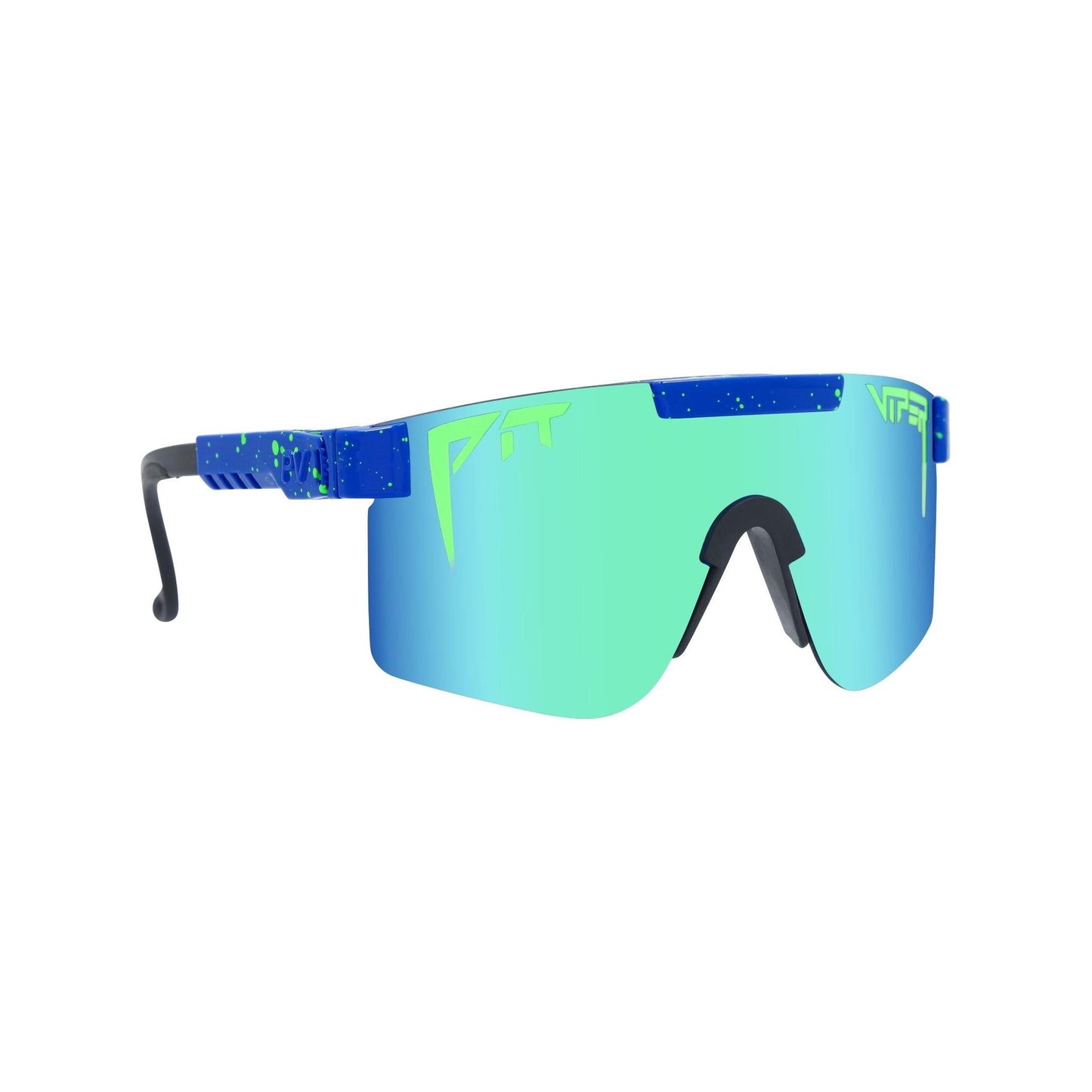 Pit Viper Original Sunglasses - The Leonardo - Blue - Mirror Polarized Lens