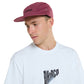DHaRCO 5 Panel Cotton Snapback Hat - One Size Fits Most - Sangria