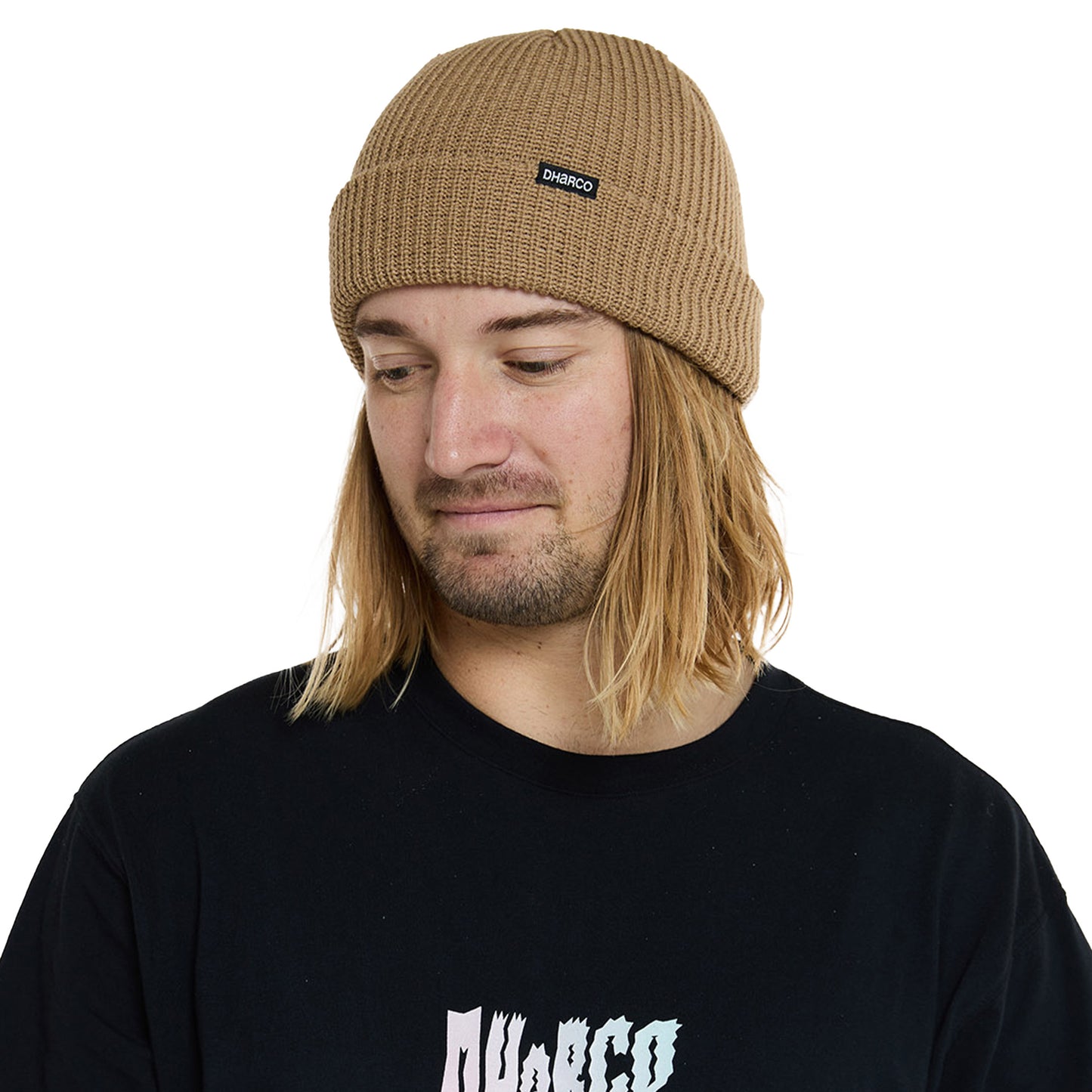 DHaRCO Loose U-Knit Beanie - One Size Fits Most - Dust