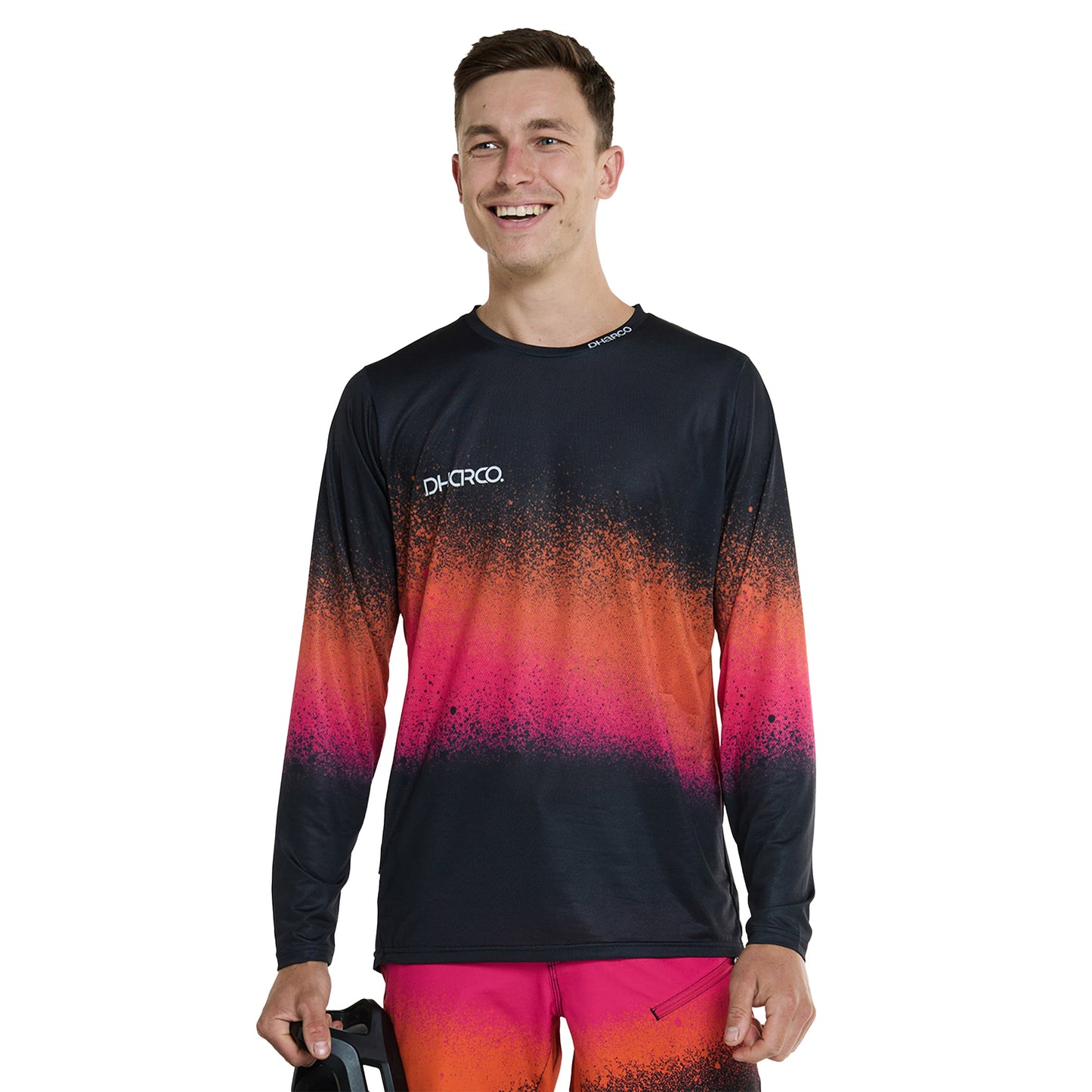 DHaRCO Men's Race Long Sleeve Jersey - XL - Black Snake