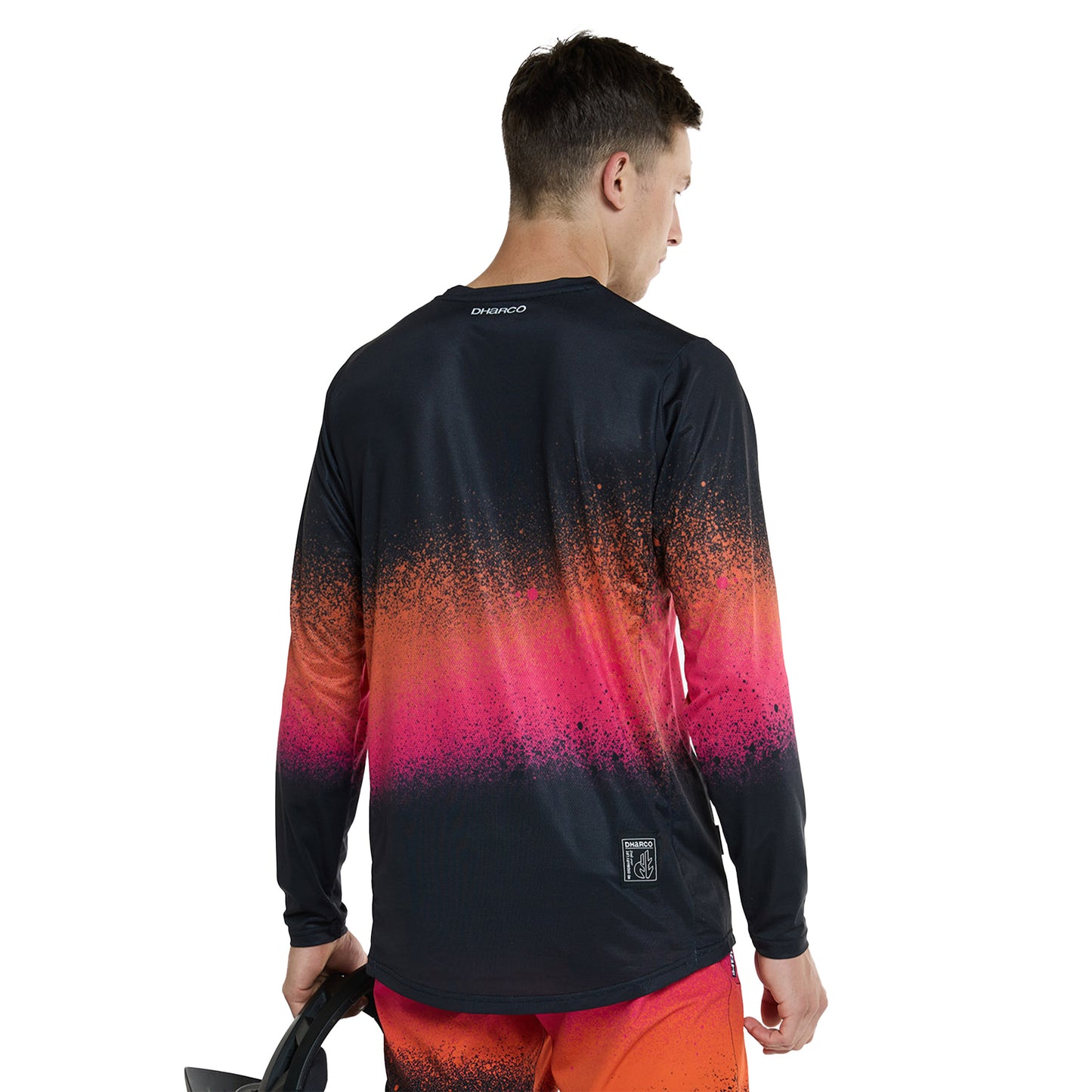 DHaRCO Men's Race Long Sleeve Jersey - XL - Black Snake