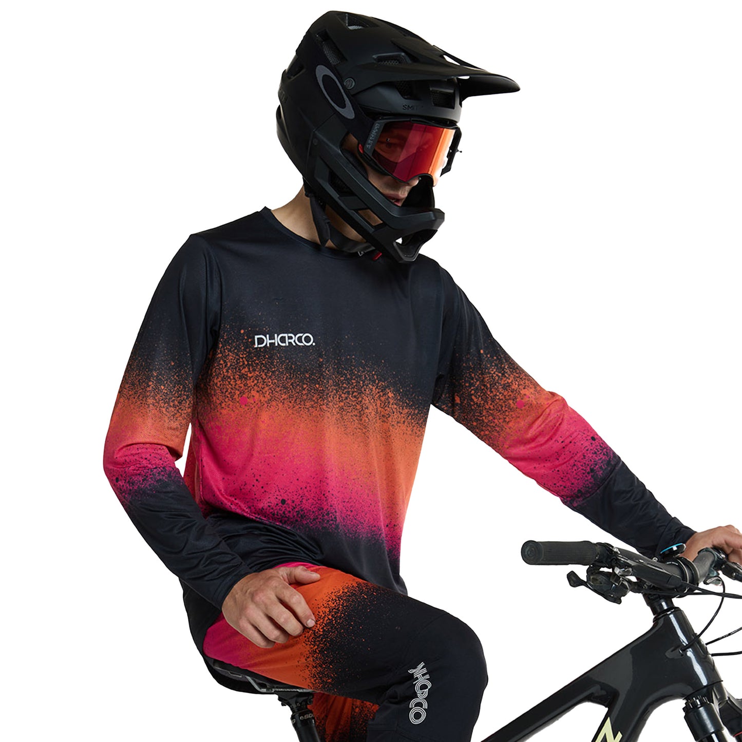 DHaRCO Men's Race Long Sleeve Jersey - XL - Black Snake