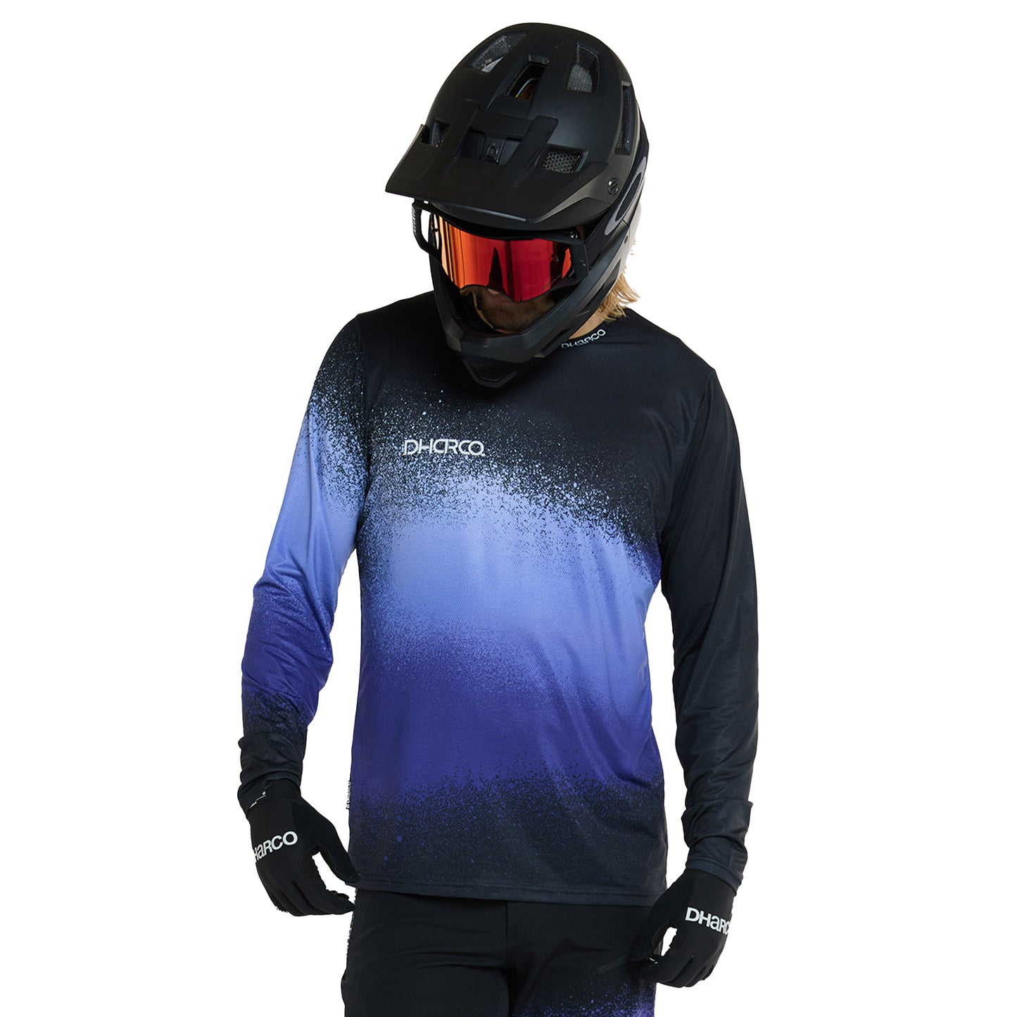 DHaRCO Men's Race Long Sleeve Jersey - L - Ultra Violet