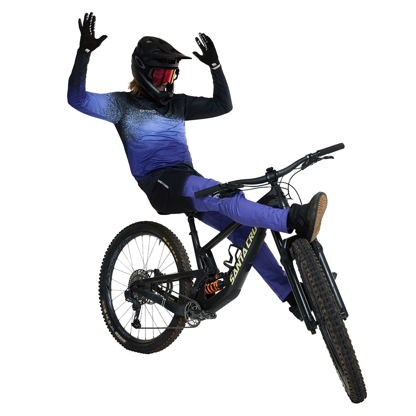DHaRCO Men's Race Long Sleeve Jersey - L - Ultra Violet
