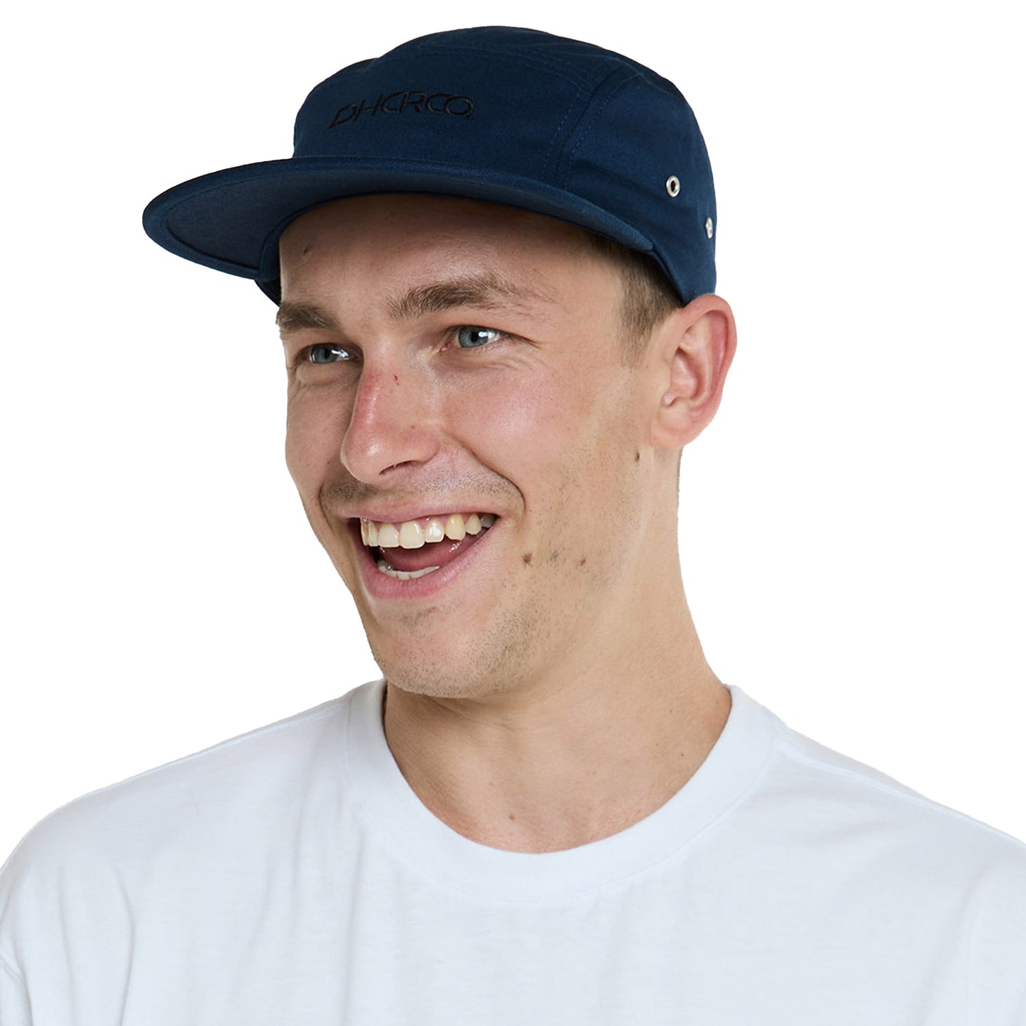 DHaRCO 5 Panel Cotton Snapback Hat - One Size Fits Most - Maverick