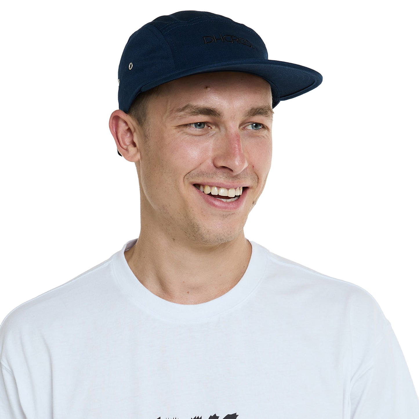 DHaRCO 5 Panel Cotton Snapback Hat - One Size Fits Most - Maverick