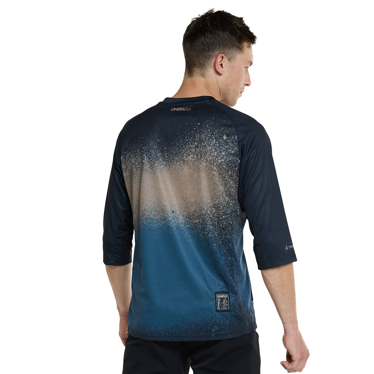 DHaRCO Men's 3-4 Sleeve Jersey - L - Dusty Waters