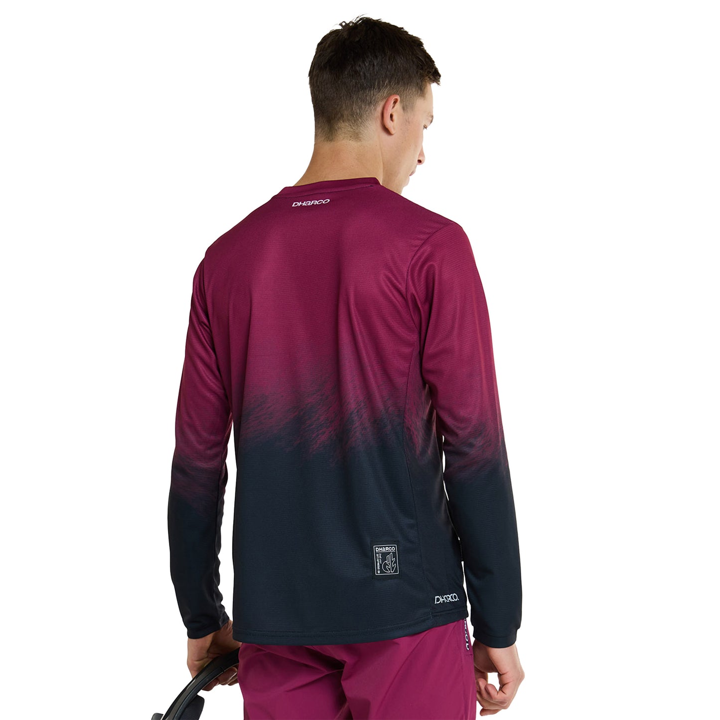 DHaRCO Men's Gravity Long Sleeve Jersey - M - Malbec