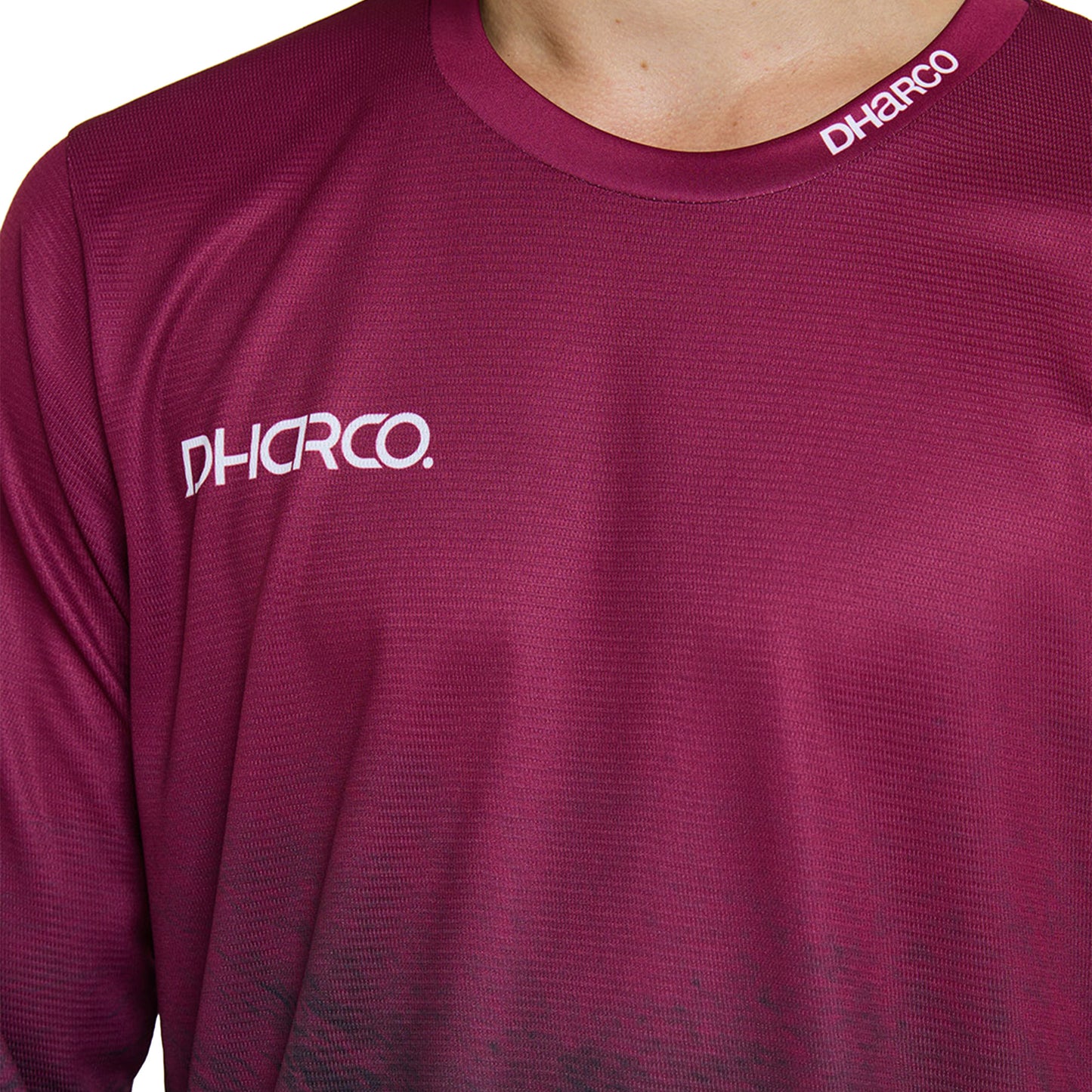 DHaRCO Men's Gravity Long Sleeve Jersey - M - Malbec