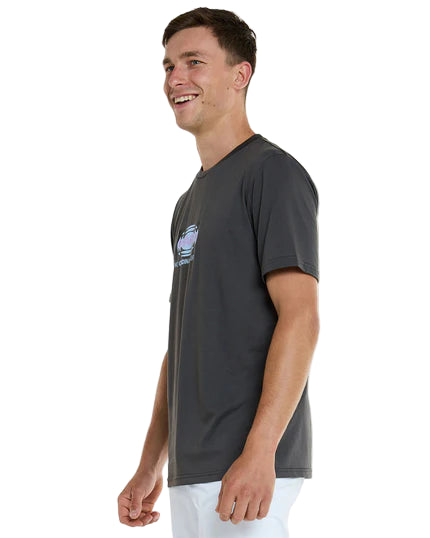 DHaRCO Men's Short Sleeve Tech Tee - S - Charcoal