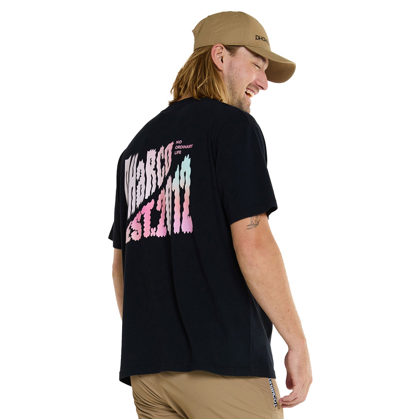 DHaRCO Men's Cotton Tee - S - Black