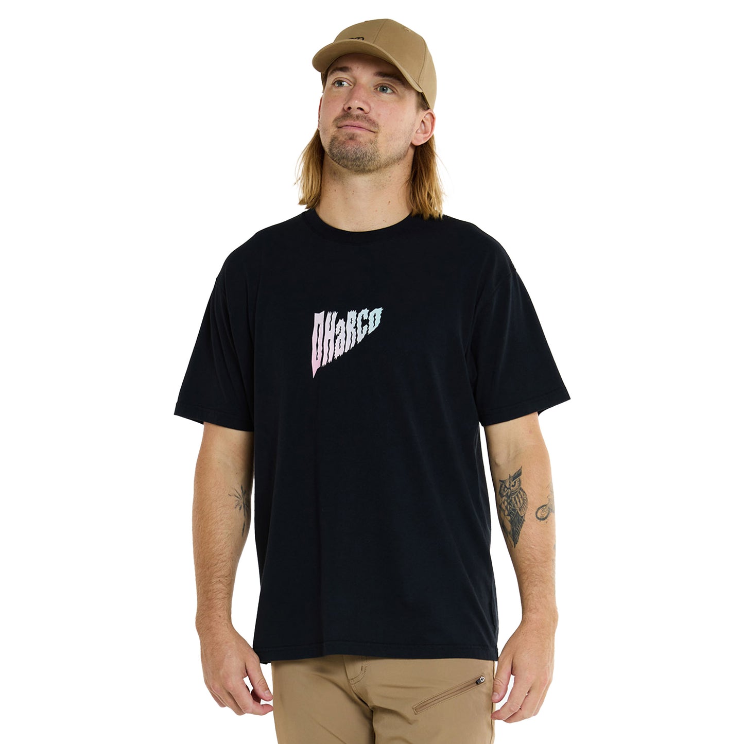 DHaRCO Men's Cotton Tee - S - Black