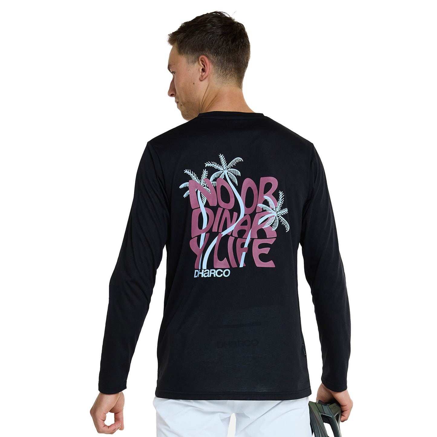 DHaRCO Men's Long Sleeve Tech Tee - L - Black