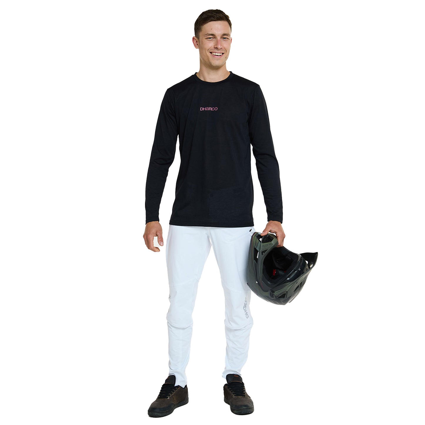 DHaRCO Men's Long Sleeve Tech Tee - L - Black