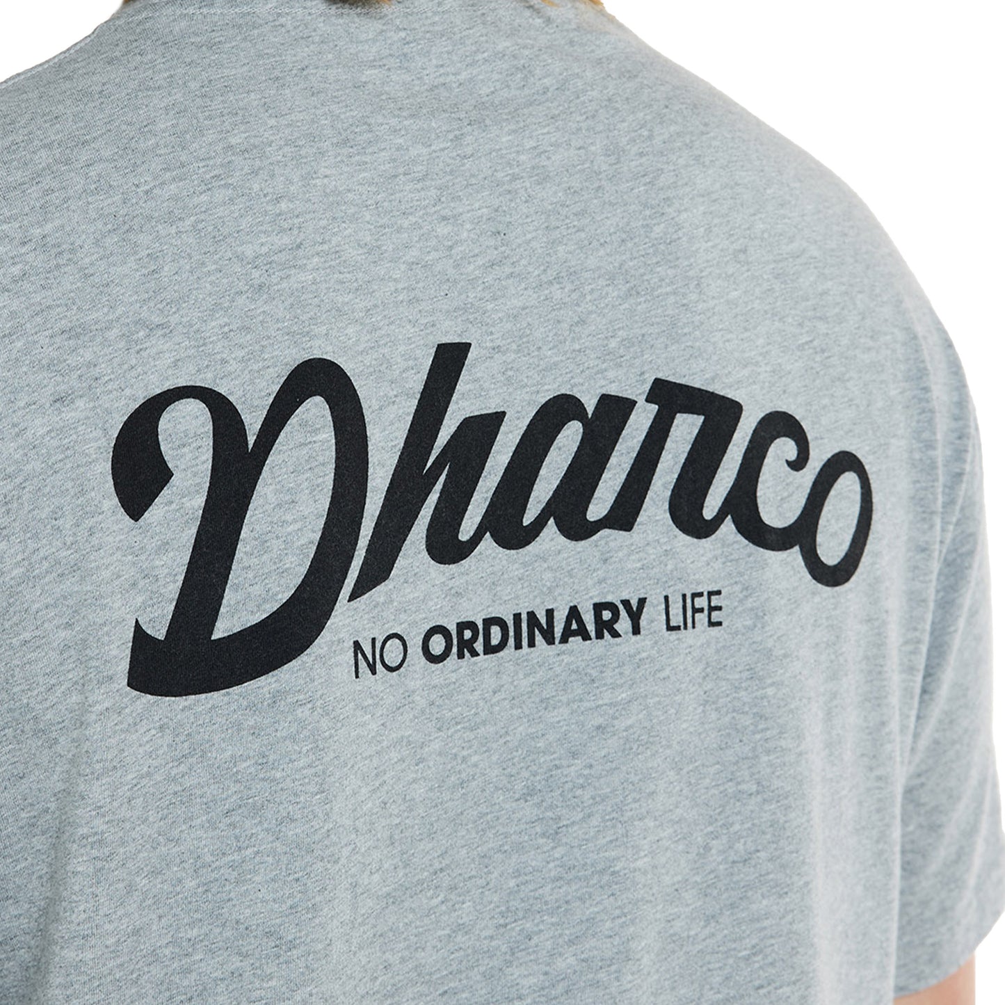 DHaRCO Men's Cotton Tee - L - Grey Marble