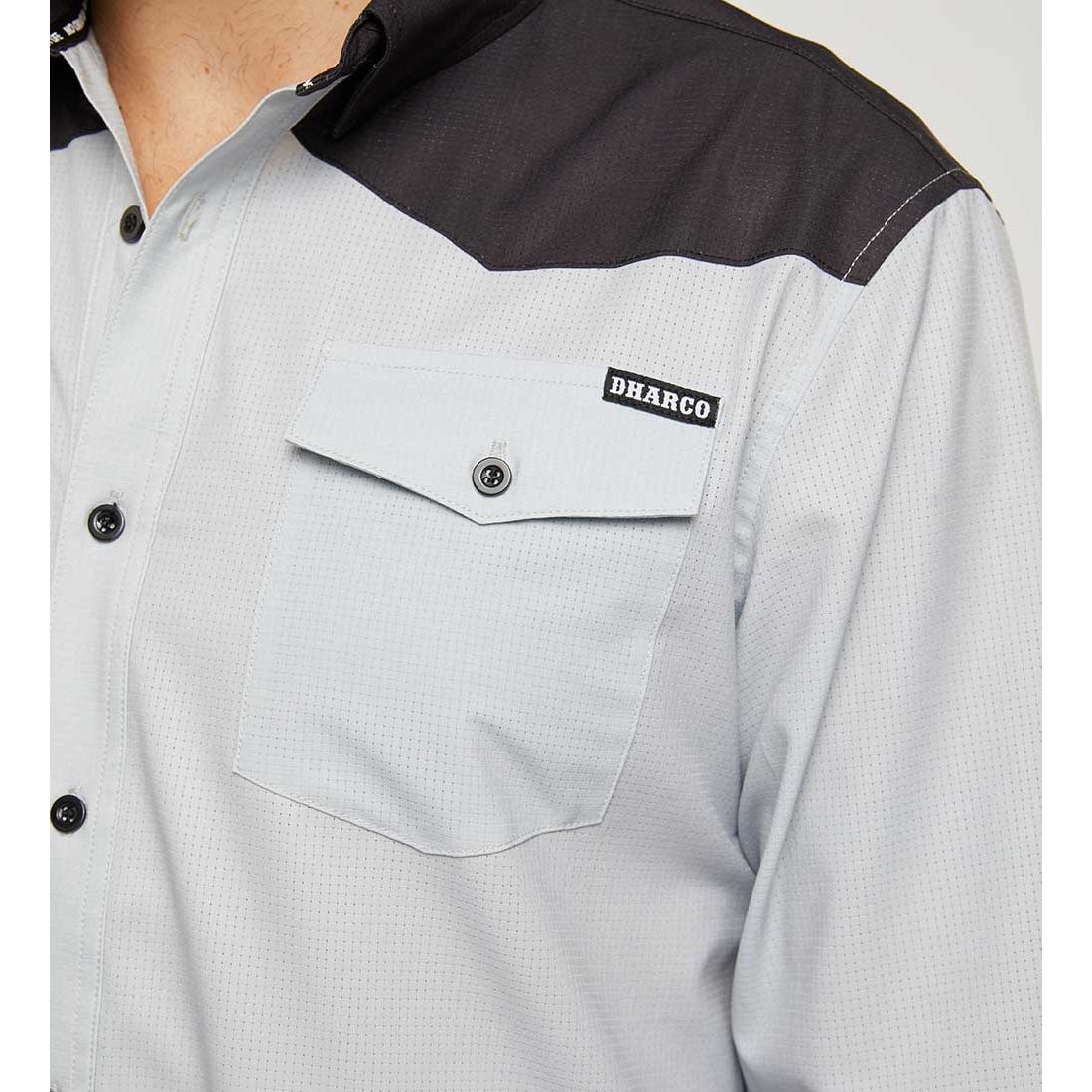 DHaRCO Men's Long Sleeve Button Up Jersey - L - Kyle Strait Signature Edition