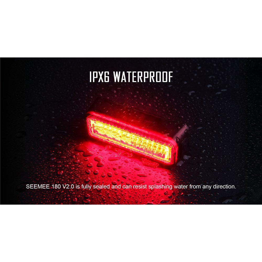 Magicshine SeeMee - Rear 180 Lumen Light V2.0 - Rear - 180 - Black