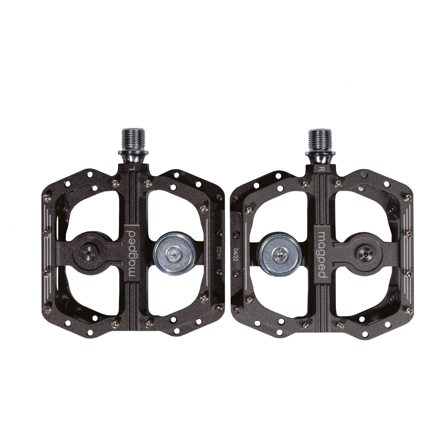 Magped Enduro2 150N Magnetic Flat Pedals - Standard - Black