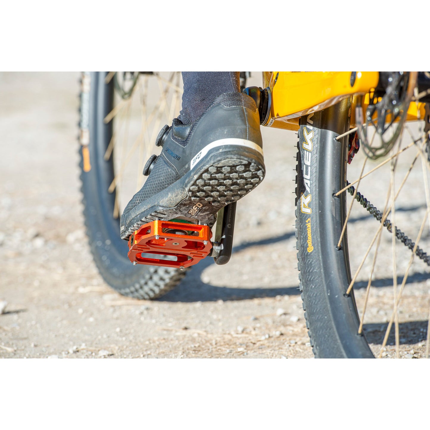 Magped Sport2 150N Magnetic Flat Pedals - Standard - Orange