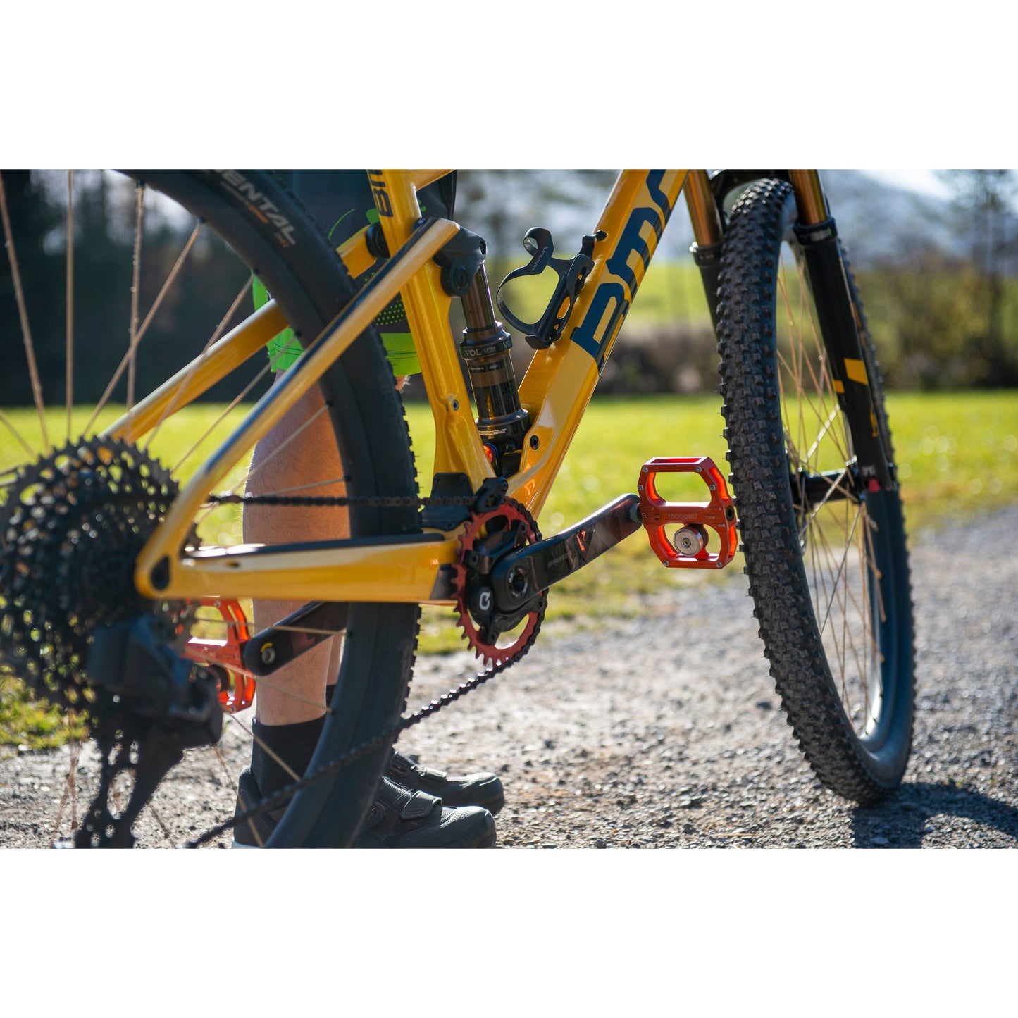 Magped Sport2 150N Magnetic Flat Pedals - Standard - Orange