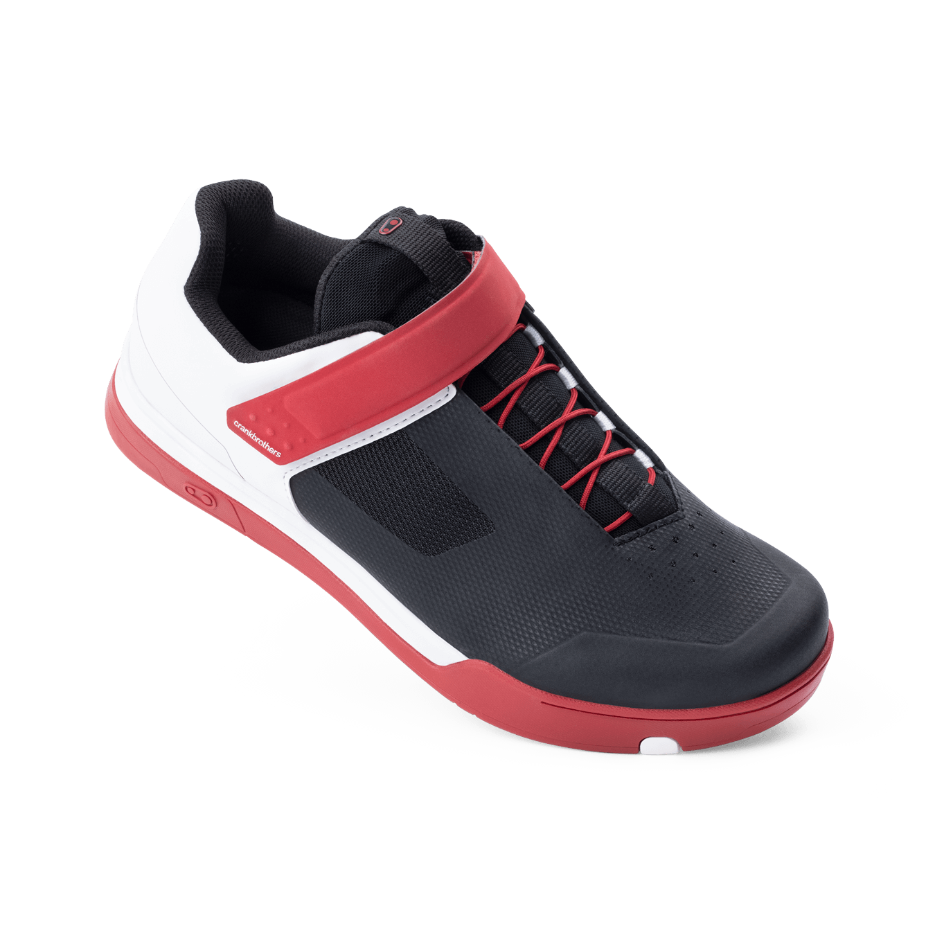 Crank Brothers Mallet Speedlace Clipless Shoes - US 10.5 - Black - Red - White